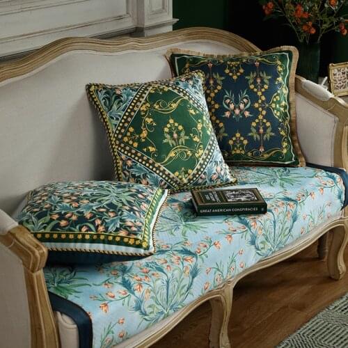 DUNXDECO The Lily Of The Valley Couch Cushion Cover Decorative Pillow Case Artistic Modern Secrete Style Garden Flora Coussin