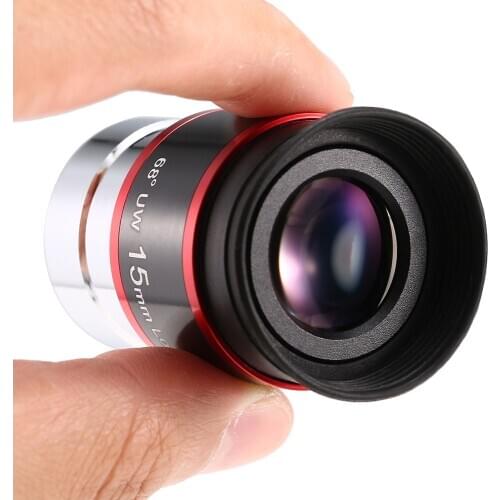Telescope Eyepiece FMC 1.25" 68 Degree Ultra Wide Angle 6mm 9mm 15m 20mm for Astronomical Telescope Monocular Eyepiece