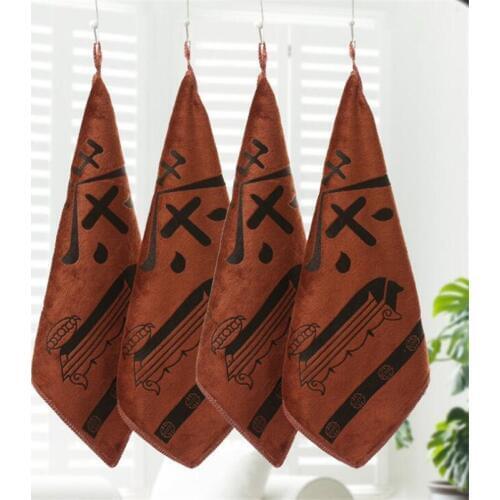 Clean Hearting Towel Solid Color Soft Comfortable Convenient Baby Children Bathroom Travel Hand Towels Hand Hanging Kitchen Hair