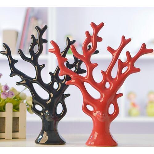 Constant porcelain maxshow abstract modern decor love tree ceramic ornaments Home Furnishing jewelry ornaments navidad