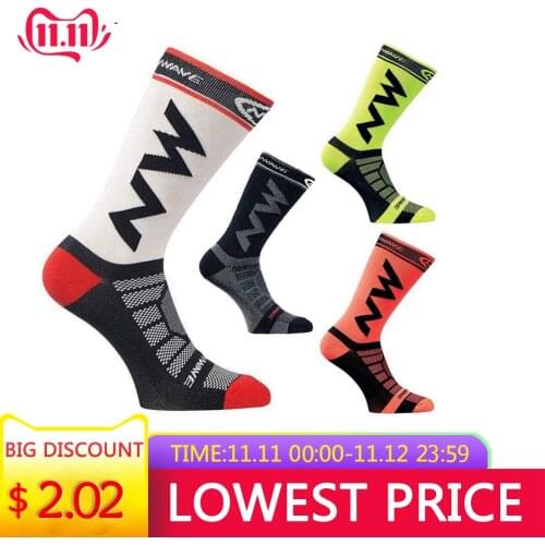 Dropshipping Professional Cycling Socks High Cold High Top Mountain Bike Sock Outdoor Sports Compression Socks Special Promotion