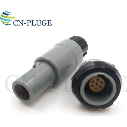 Connector Plug and Socket plastic 7 pin Medical Equipment Push-pull self-locking M14 PAG/PLG