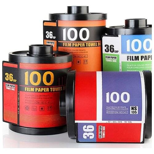 Modern Photo Film Napkin Holder-Film Paper Towel Box design product