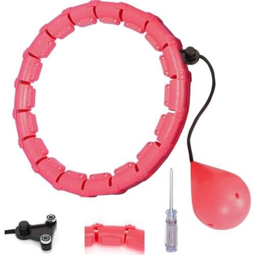 Sport Hoops Abdominal Waist Exercise Detachable Massage Hoops Fitness Equipment Gym Home Training Weight Loss