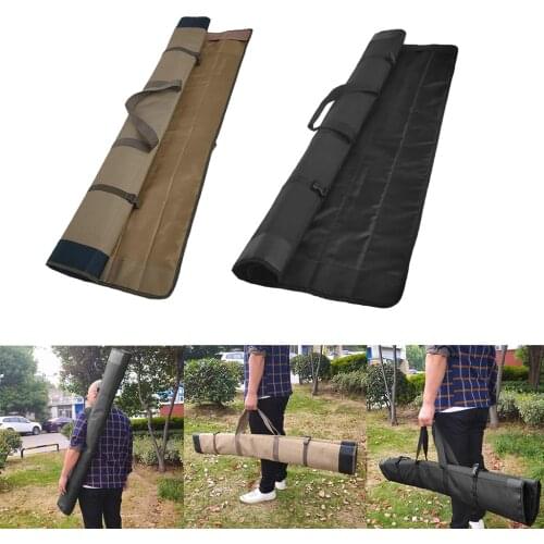 Fishing Rod Bag Fishing Pole Bag Heavy Duty Oxford Cloth Portable Rod Case for Folding Rod Storage Carrier 130cm