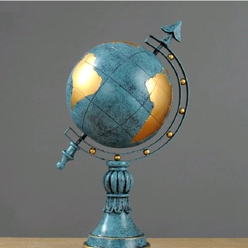 Resin embellishments decorations for home Living room wine cabinet decoration TV cabinet desk decoration craft globe decoration