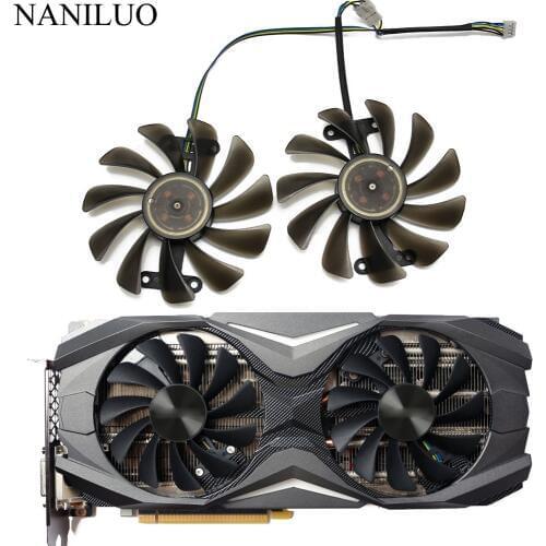 2PCS/lot 95mm 4Pin Cooler Fan Replace For Zotac GeForce GTX 1070 1080 GTX1070 GTX1080 AMP Edition Graphics Card Cooling Fan