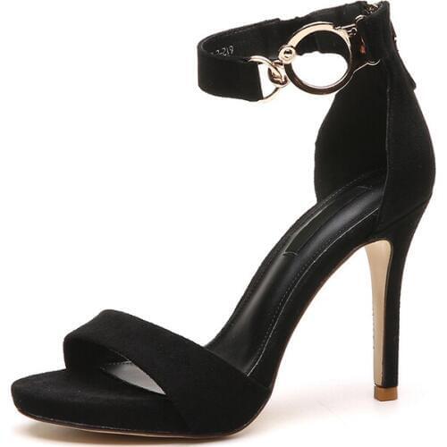 2019 Newword Buckle With Sandals Female Summer Fine With Open Toe High Heels Waterproof Platform Thick Bottom Wild Shoes