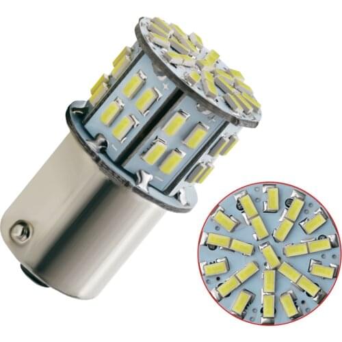 1pcs Super Bright Car LED Bulbs 1157 BAY15D 1156 BA15S 3014 50SMD Turn Signal Light Steering Parking Lamp Car Interior Bulb 12V
