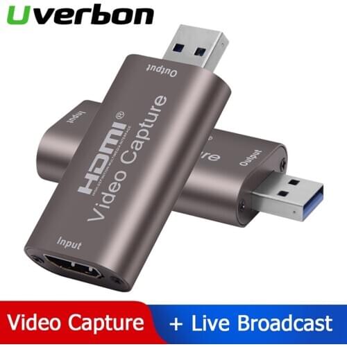 1080P 60HZ 4K Video Capture Card USB 3.0 HDMI Video Grabber Record Box For PS4 Game DVD Camera Recording Live Streaming