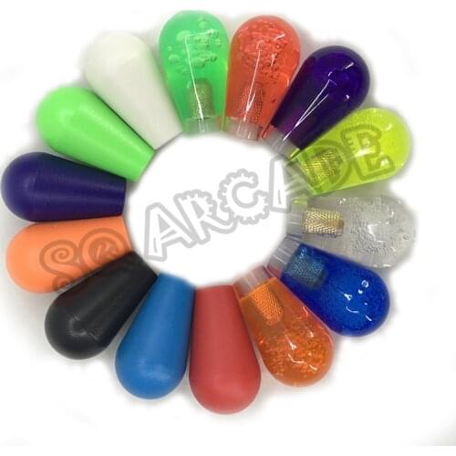 2PCS Oval top ball Crystal Rocker ball head for ZIPPY SANWA joystick Arcade Stick American style joystick