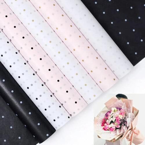 56pcs Craft Paper Tissue Paper 50*70cm Gift Flower Packaging Paper Flower Bouquet Wrapping Paper Home Festive Wedding Decor