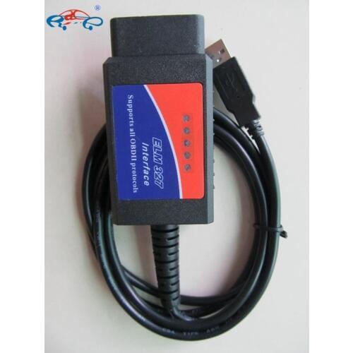 2019 ELM327 USB V1.5 OBD2 Car Diagnostic Tool ELM327 OBDII CAN-BUS Scanner Auto Diagnostic Interface Scanner USB OBDII Connector