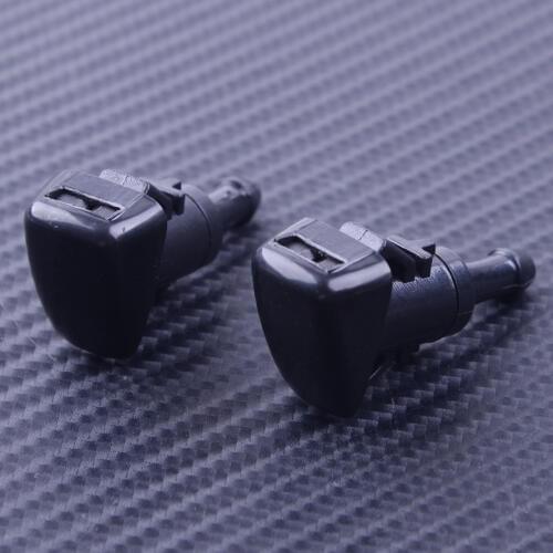 DWCX New 2pcs Front Car Windshield Wiper Washer Water Spray Jet Nozzle For Hyundai ix35 Tucson Equus Accent Sonata Kia