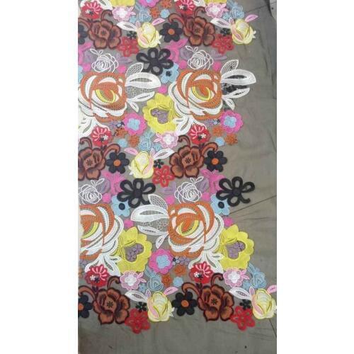 Free Shipping!!! high quality Z-han91343 guipure Lace /Sequins cord lace/water soluble african lace fabric