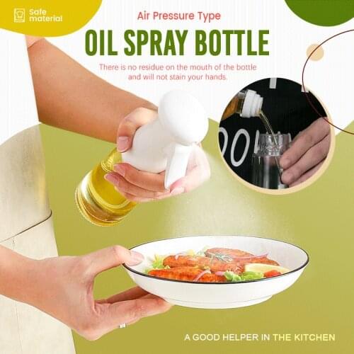 210ml Oil Spray Bottle Kitchen Oil Bottle Cooking Baking Accessories Vinegar Mist Sprayer Barbecue Spray Bottle Cooking BBQ Tool