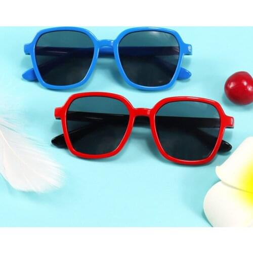 Kids Sunglasses Colorful Reflective Mirror Sunglasses Children Boy Girl Baby Uv400 Protection Eyewear Shades Street Car Driving
