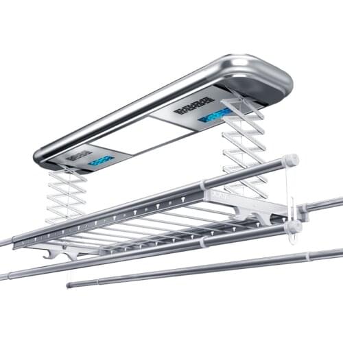 Electric voice control automatic lifting balcony intelligent remote control drying telescopic dryer