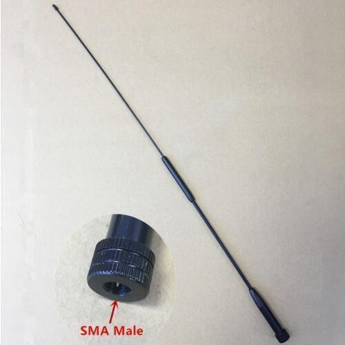 Honghuismart RH901S SMA MALE UHF VHF Dual Band antenna for Tonfa TFUV985,Yaesu,Vertex Standard VX3R etc walkie talkie
