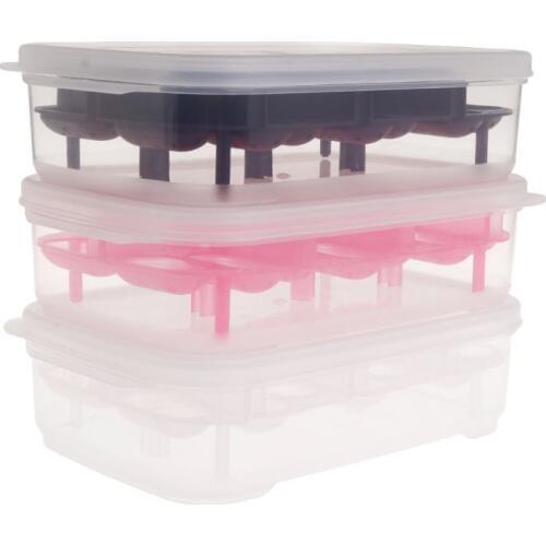 Reptile Egg Incubator 14 Slots Professional Transparent Cover For Lizard Snake Gecko Eggs Hatcher Hatching Box Case Tray Supplie