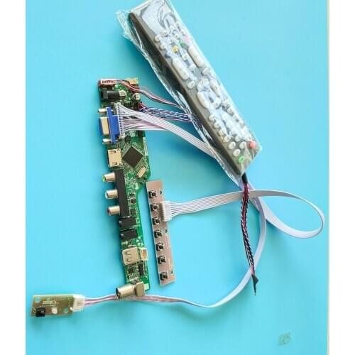 Kit for CLAA156WA11A/CLAA156WA15A Screen HDMI LCD TV AV VGA panel 40pin Controller board Audio Display 1366x768 remote LVDS USB