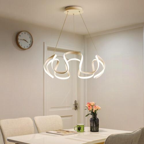 Restaurant chandelier modern minimalist creative personality post-modern LED living room bedroom lamp WF9241029