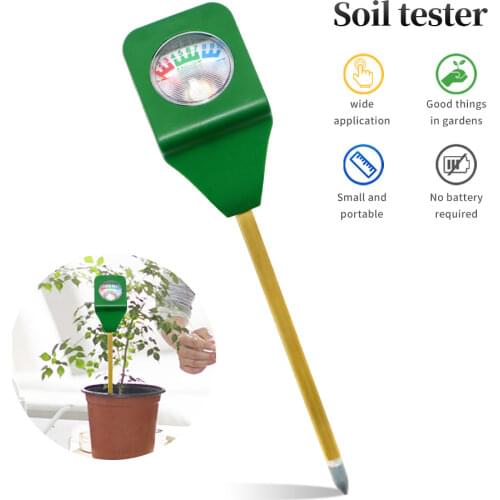 Mini Soil Moisture Tester Humidity Meter Metal Probe Garden Plant Flower Testing Instrument Water Analyzer