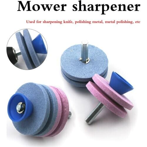 2020 NEW Blade Garden Tools Fastest Knife Sharpener Blade Universal Grinding Rotary Drill Cutter Lawnmower Knife Sharpener