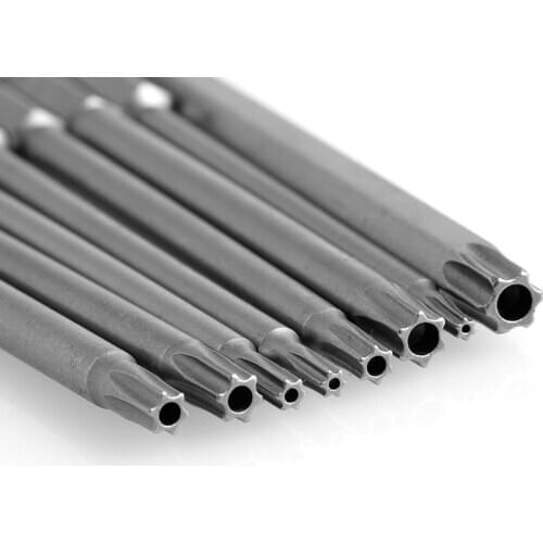 2021 New 8Pcs/Set T8-T40 100mm Magnetic Torx Screwdriver Bits 1/4" Hex Shank
