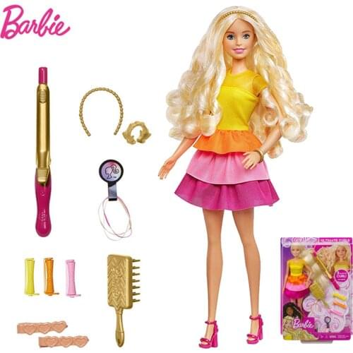 Original Barbie Doll Dream Sweet Princess with Music Light Toys for Girls Fashion Style A Birthday Present Girl Toy Bonecas Gift