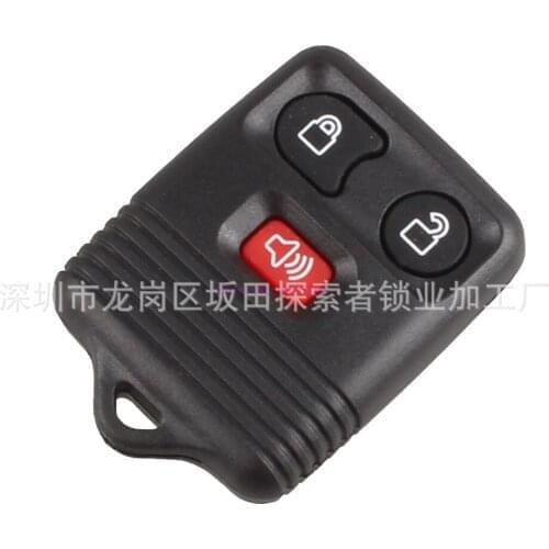 By DHL or Fedex 100pcs Car Key 3 Buttons Fit For Ford Keyless Entry Remote Control Clicker Transmitter 315/433MHZ Exchange