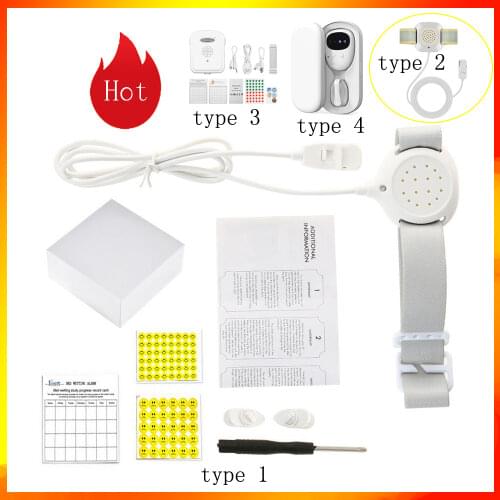 Professional Arm Wear Bedwetting sensor Alarm For Baby Toddler Adults Potty Training wet reminder Sleeping Enuresis plaswekker