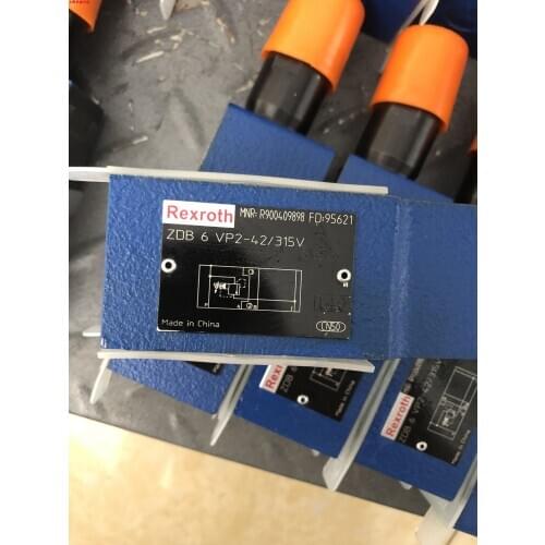 Rexroth Superimposed relief valve MNR:R900409898 ZDB6VP2-42/315V ZDB 6 VP2-42/315V Hydraulic valve