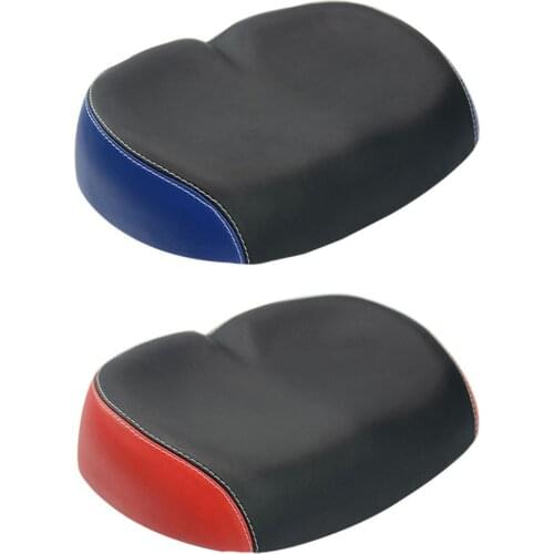 Wide Bike Saddle Thicken Mountain Bike Seat Waterproof No Nose Big Butt Bicycle Seat Cushion Breathable Wide Bicycle Greater