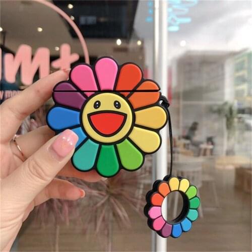 TPU Silicone 3D Cartoon Bluetooth Wireless Earphone Case For Air Pods Case Cover Accessories For Apple Airpods 2 Charging Box