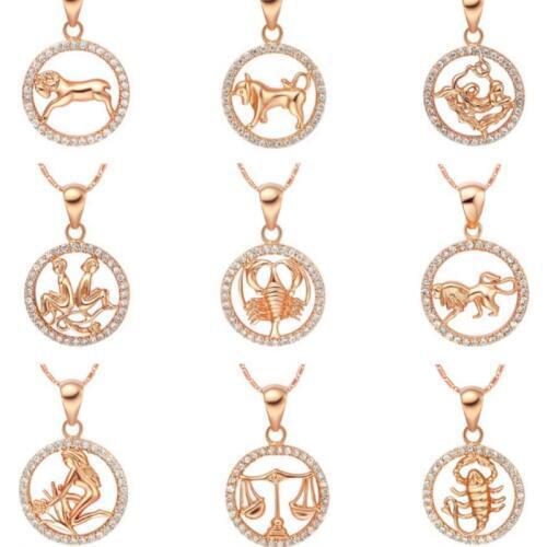WIBERN Women's Pendants Zodiac Signs
