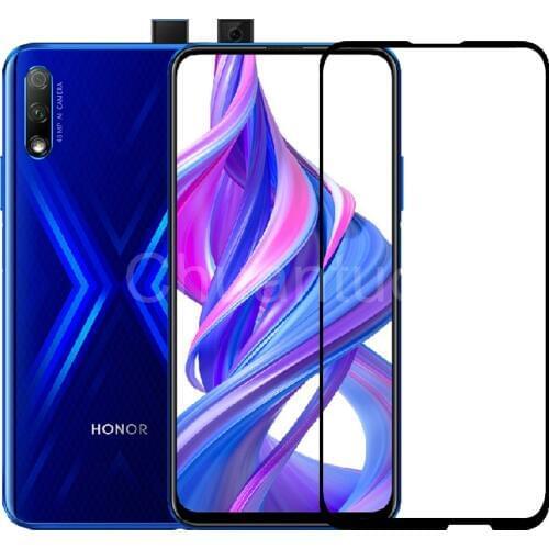 75 Pcs/Lot Premium Tempered Glass for Huawei Honor 9X 9X Pro Full Cover Screen Protector Protective Film for Huawei Honor 9X