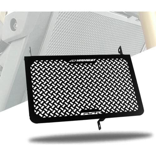 Motorcycle Radiator Guard Grille Grill Oil Cooler Cover Protector For SUZUKI GSR750 GSR 750 2011 - 2018 Stainless Steel Black