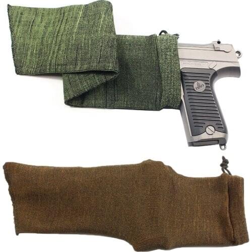 14" Silicone Treated Airsoft Rifle Gun Socks Tactical Hunting Shooting Gun Protector Cover Holster Fishing Rod Sleeve Case