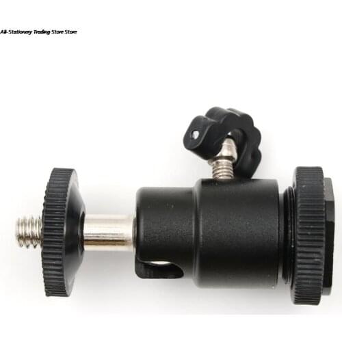 1/4" Mini Smart Ball Head Bracket/Holder/Mount Cradle Ball Head With Lock For Camera Tripod