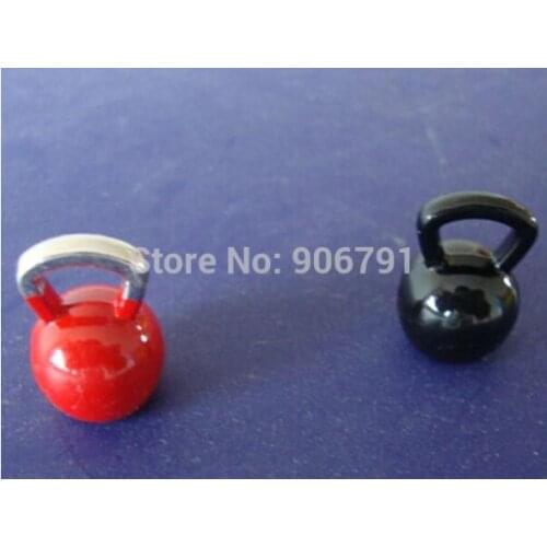 150 Pcs/ lot Mix Design Bodybuilding Fitness Series Enamel Kettlebells Charm Jewelry Pendant