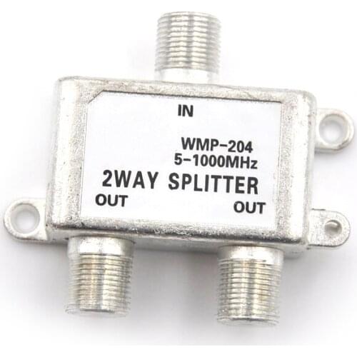 2 Way Port TV Signal Satellite Sat Coaxial Diplexer Combiner Splitter Combiners Cable Switcher 5-1000 MHz F Connector Splitter