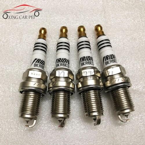 4pcs BKR6EIX-11 BKR6EIX11 2664 IRIDIUM Spark Plug For Toyota Lexus For Honda For Suzuki For Mazda For Subaru BKR6EIX 11