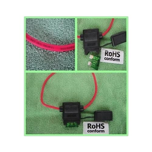 5pcs Inline 12 AWG ATC Blade Fuse Holder+30A fuse mh