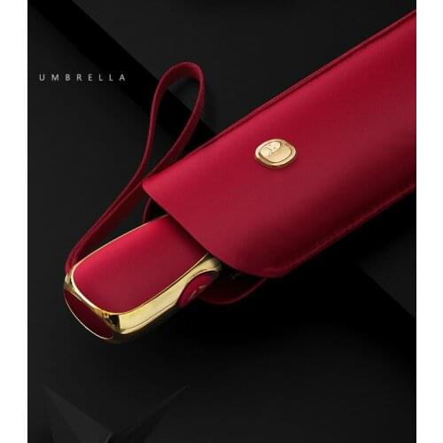 Automatico piatto pioggia donna ultraleggero viaggio ombrellone ragazze Anti UV ombrelli pieghevoli portatili 6 nervature