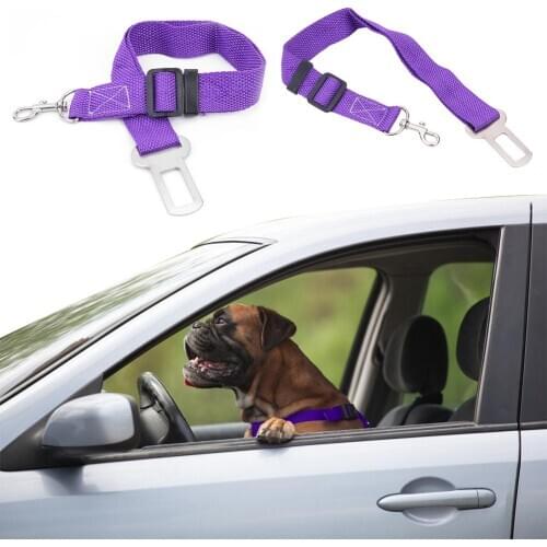 Vehicle Car Pet Dog Seat Belt Puppy Safety Seatbelt Dog Harness Lead Clip