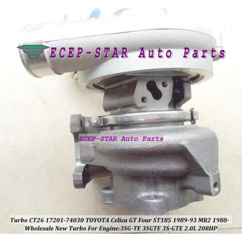 CT26 17201-74030 17201 74030 17201-74060 Turbo For TOYOTA Celica GT Four ST185 1989-93 MR2 1988- 3SG-TE 3SGTE 3S-GTE 2.0L 208HP