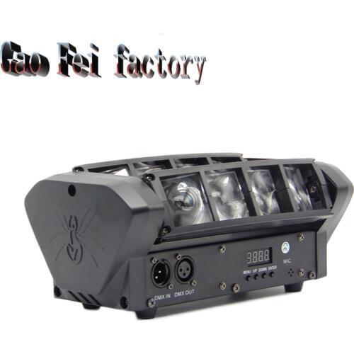 Disco Party Lights Moving Head Beam 8X6W Rotating Lamp High Quality Mini Spider Lights For LED Club Dj Lighting KTV Floor Dance
