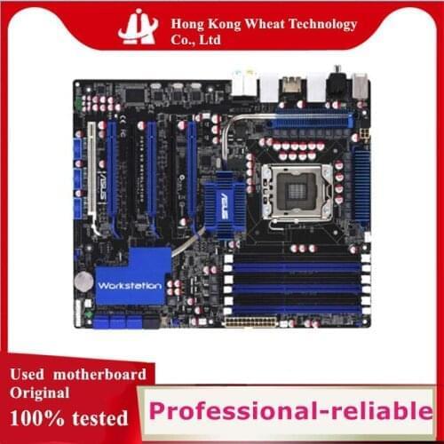 For ASUS P6T WS Professional Motherboard Socket LGA 1366 DDR3 24G SATA2 USB2.0 For Intel X58 Original Desktop Used Mainboard