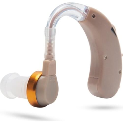 F-138 Mini Rechargeable Ear Back Type Hearing Device Volumes Control Sound Amplifier Two Modes Elderly Aids Hearing Amplifier